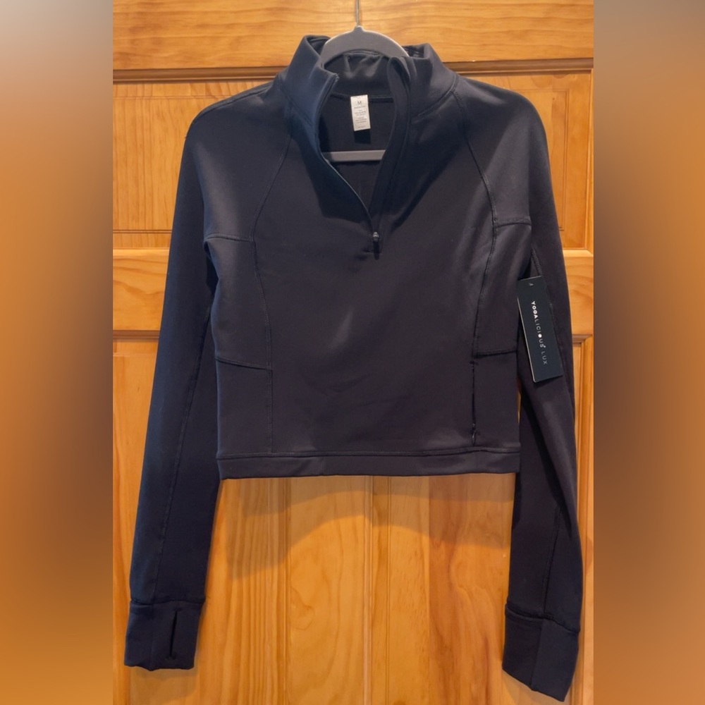 Yoga-lic-ious CROPPED Pullover NWT